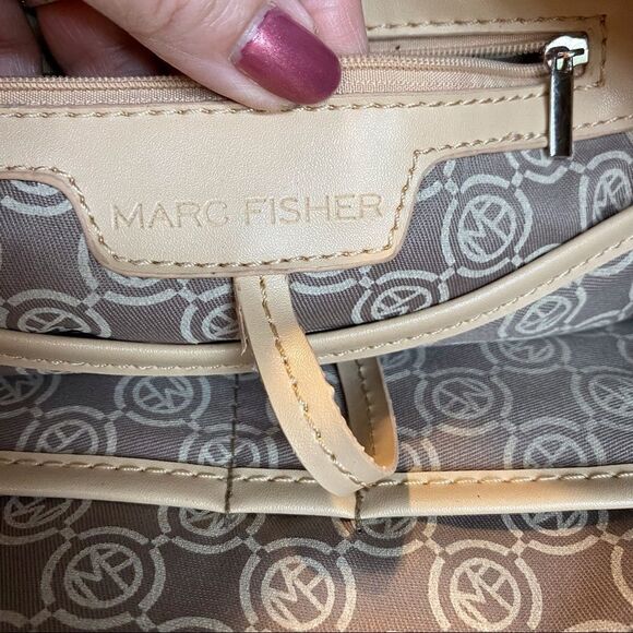 Marc Fisher Faux Leather Reptile Design Tote - Picture 6 of 12